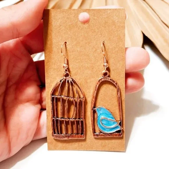 Boho statement earrings #911 - Picture 2 of 3